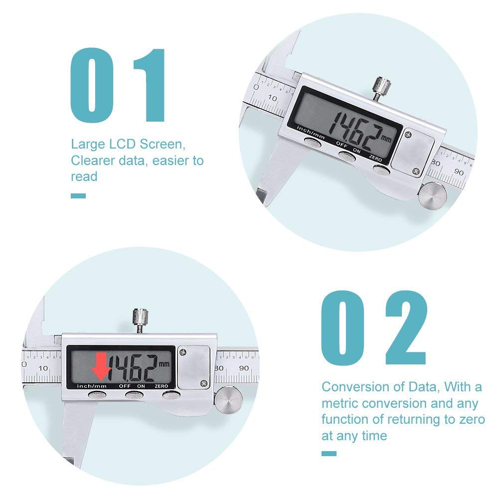 Metal Digital Caliper 150/200/ - Digital Caliper 150Mm Stainless Steel ulasan dan harga