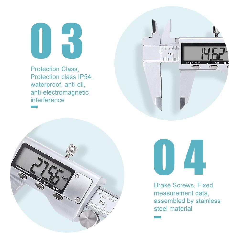 Metal Digital Caliper 150/200/ - Digital Caliper 150Mm Stainless Steel ulasan dan harga